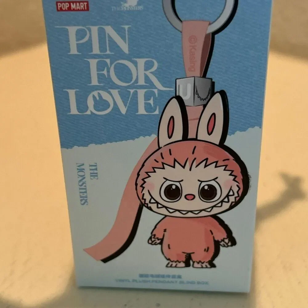 Authentic PopMart Labubu The Monsters Pin for Love Series 